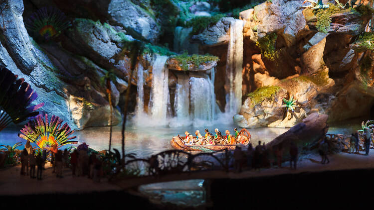 Avatar destination at Disney California Adventure model at D23 2026
