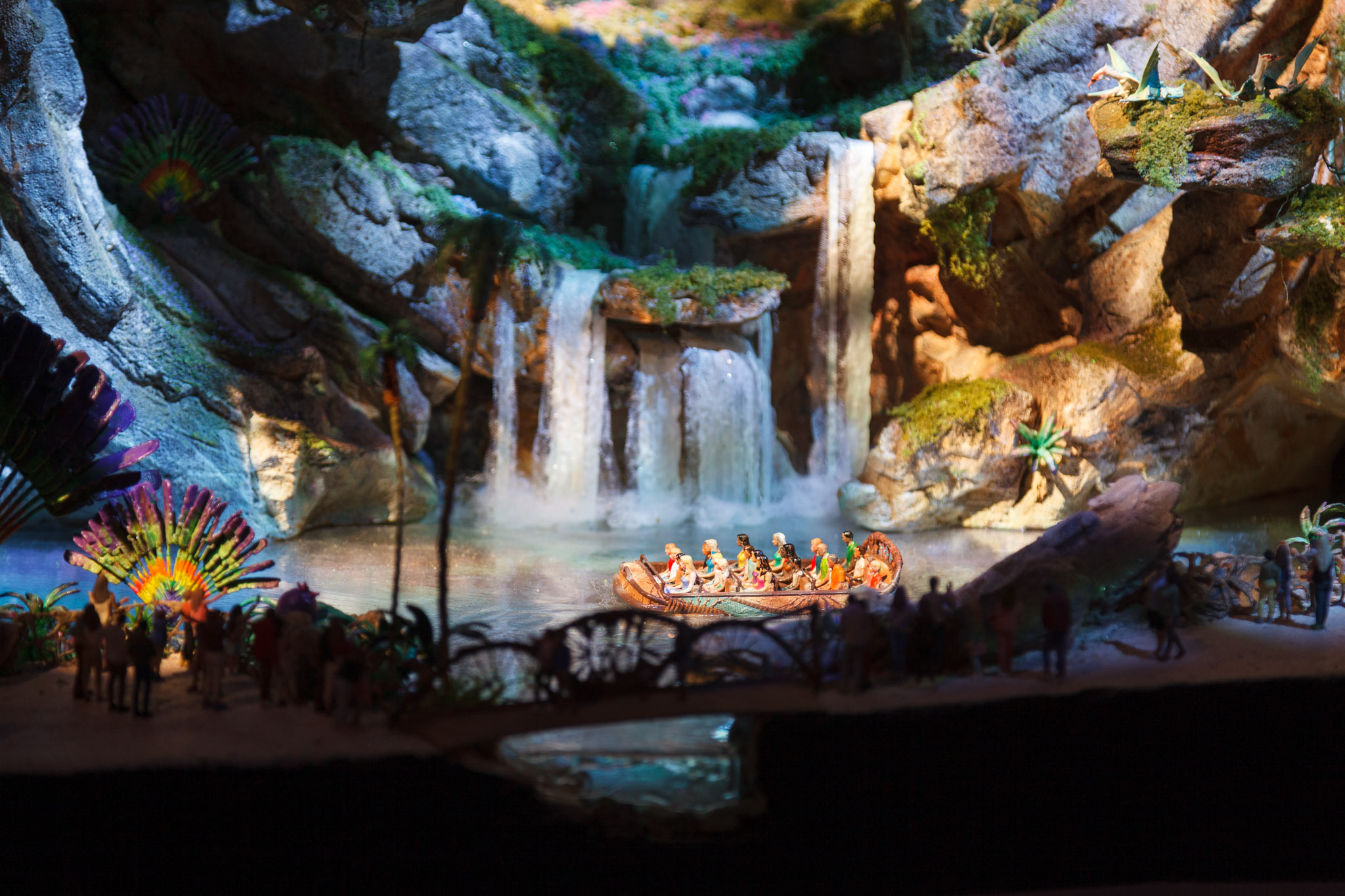 Avatar destination at Disney California Adventure model at D23 2026