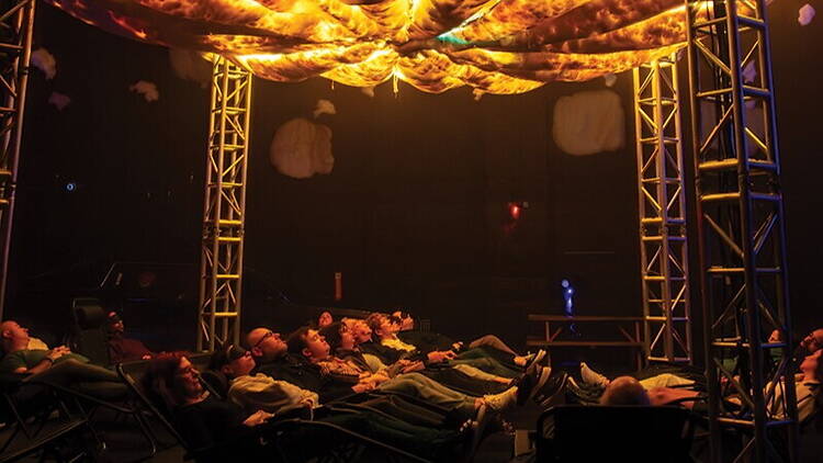 The 15-Ton Sound Bath: A Fluffy Cloud Experience The 15-Ton Sound Bath: A Fluffy Cloud Experience