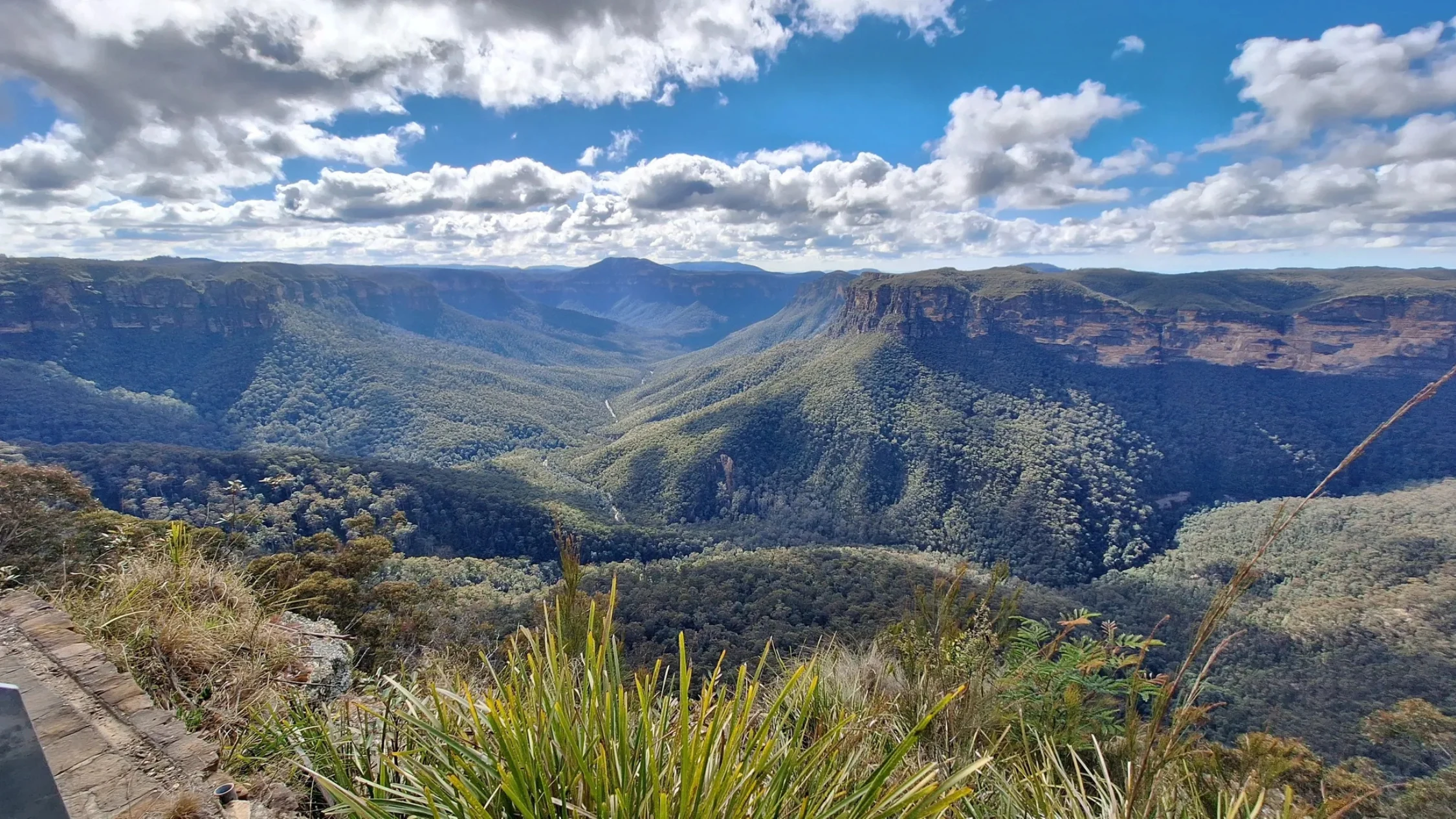cliff top hike NSW