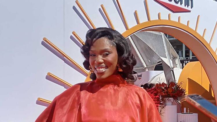 The Polygamist star Gugu Gumede looked all kinds of gorgeous and was ever so engaging.