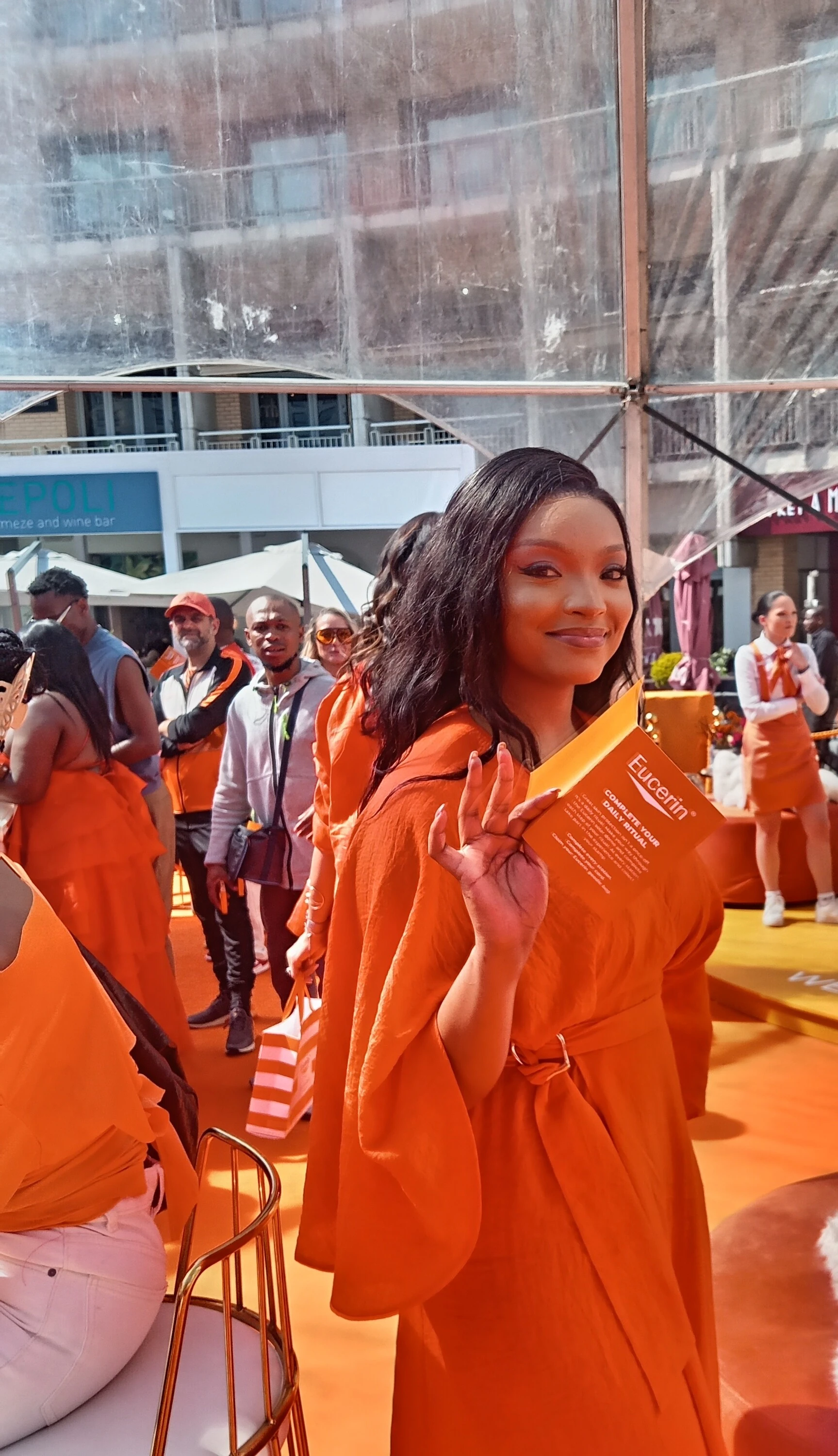KwaBana star Rorisang Mohapi-Grootboom was among the talent that graced Eucerin's launch.