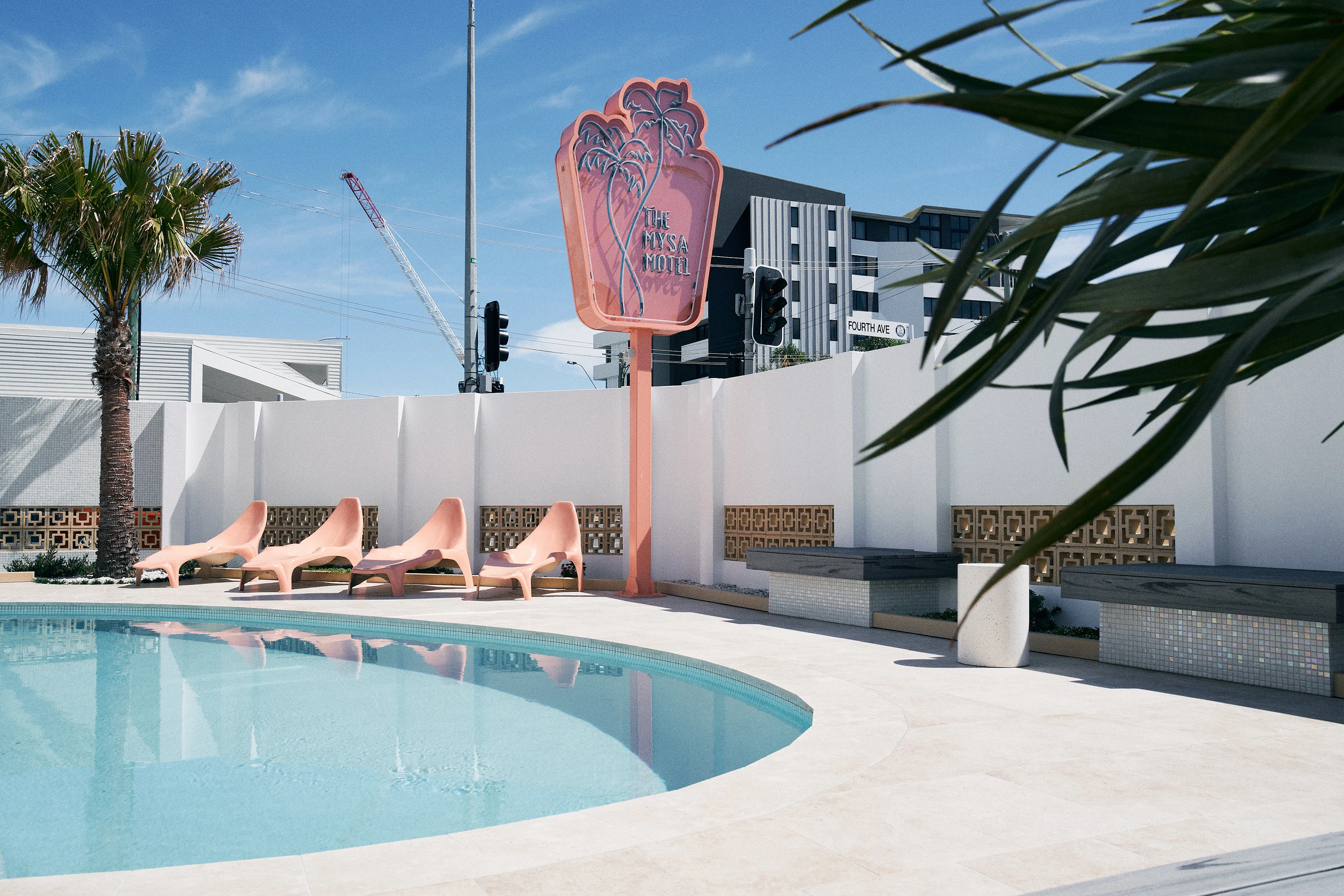 Motel pool