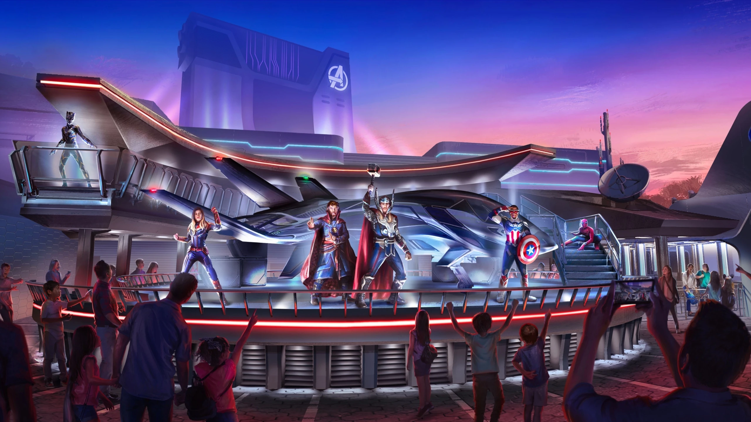 Hong Kong Disneyland Tomorrowland Marvel