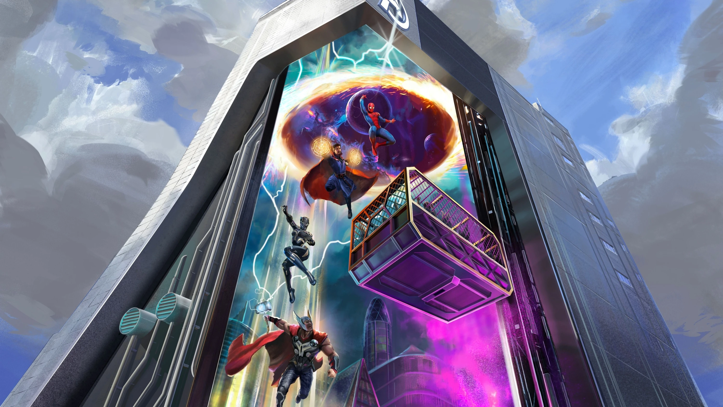 Hong Kong Disneyland Tomorrowland Marvel