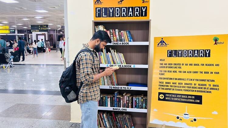Flybrary at Bhubaneswar Airport