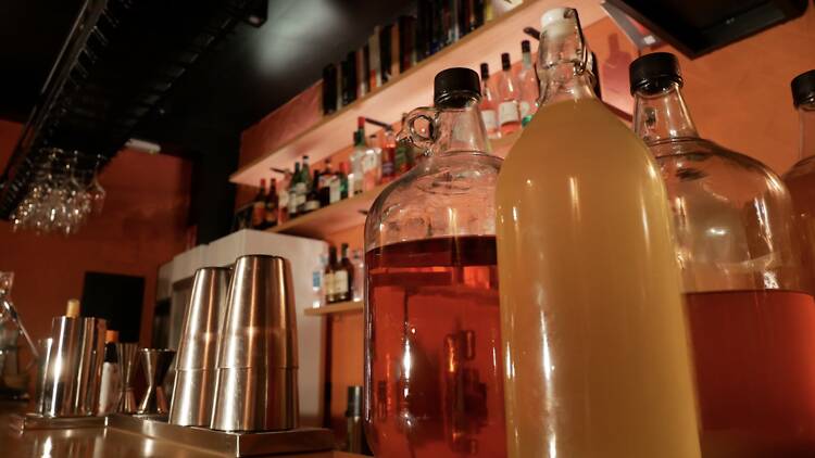 Cócteles en 86; Cocktail Bodega