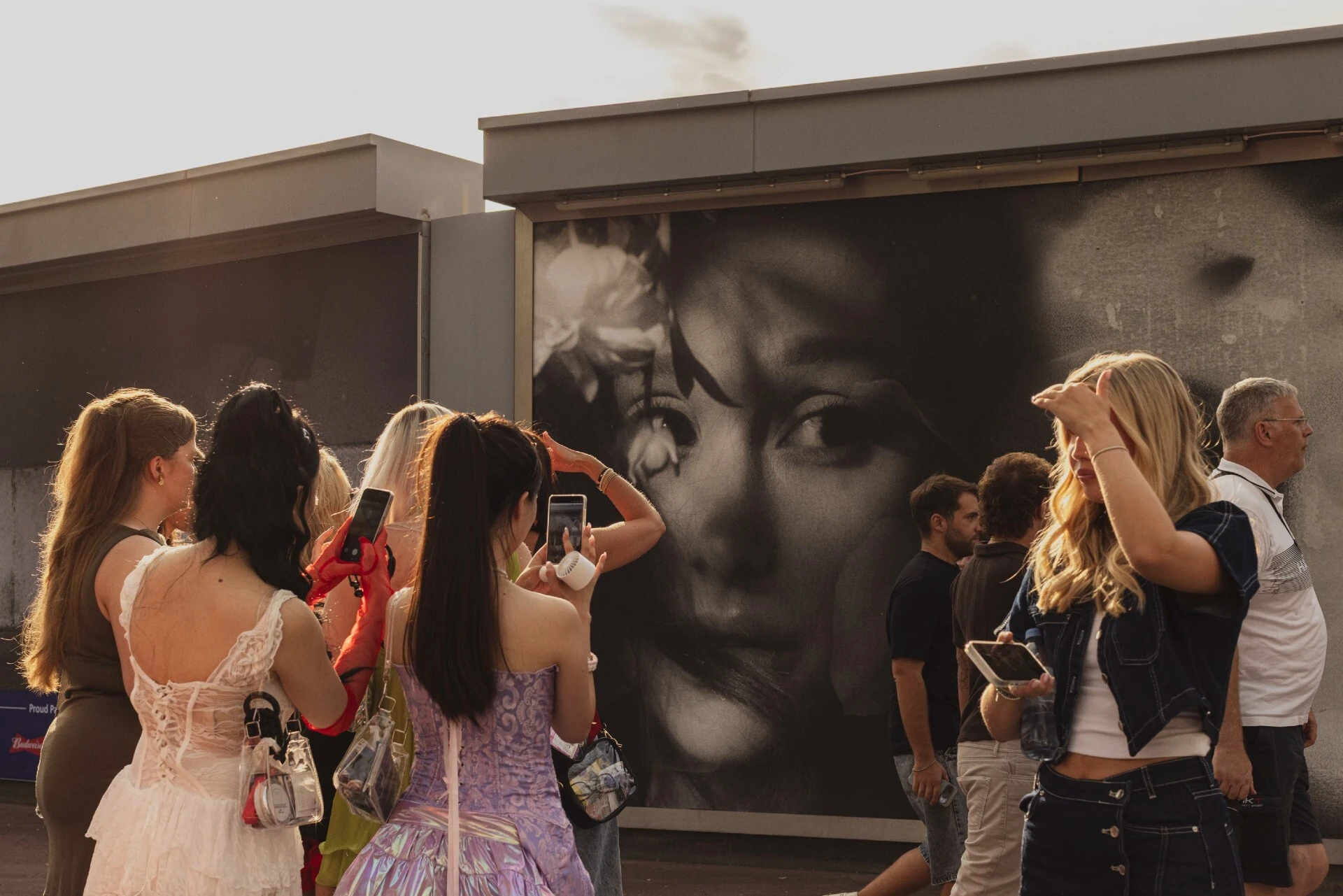 Ariana Grande fans at the Eternal Sunshine Tour in London