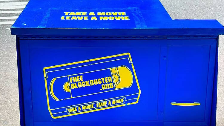 Free Blockbuster box a Free Blockbuster box