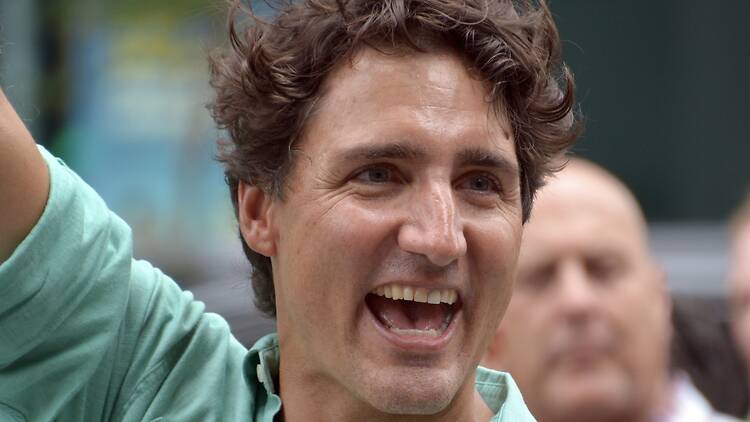 Justin Trudeau and Katy Perry spotted dancing with a toilet plunger at this Montreal store Justin Trudeau and Katy Perry spotted dancing with a toilet plunger at this Montreal store