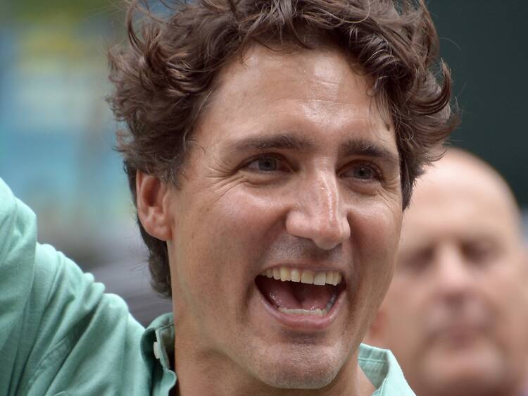 Justin Trudeau and Katy Perry spotted dancing with a toilet plunger at this Montreal store Justin Trudeau and Katy Perry spotted dancing with a toilet plunger at this Montreal store