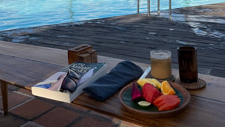 Breakfast by the pool