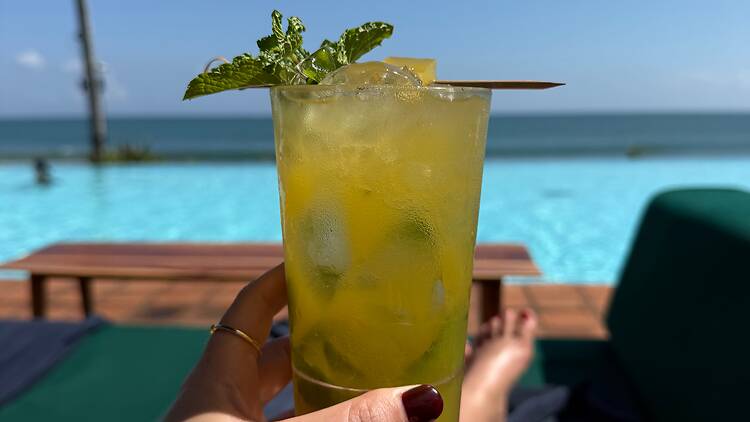 Cocktail by the pool