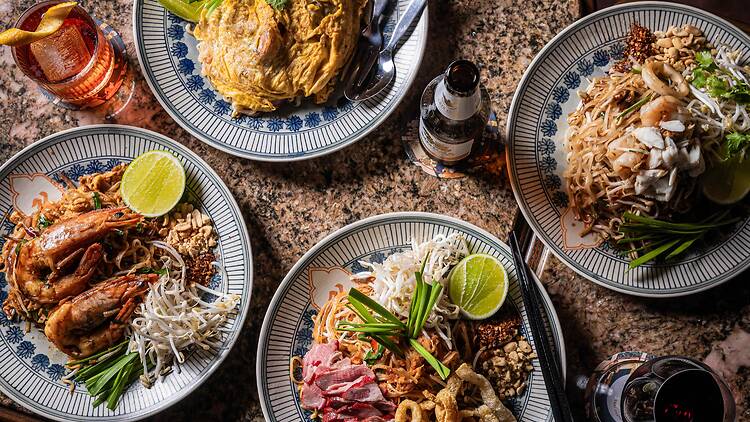 Dishes at Krung