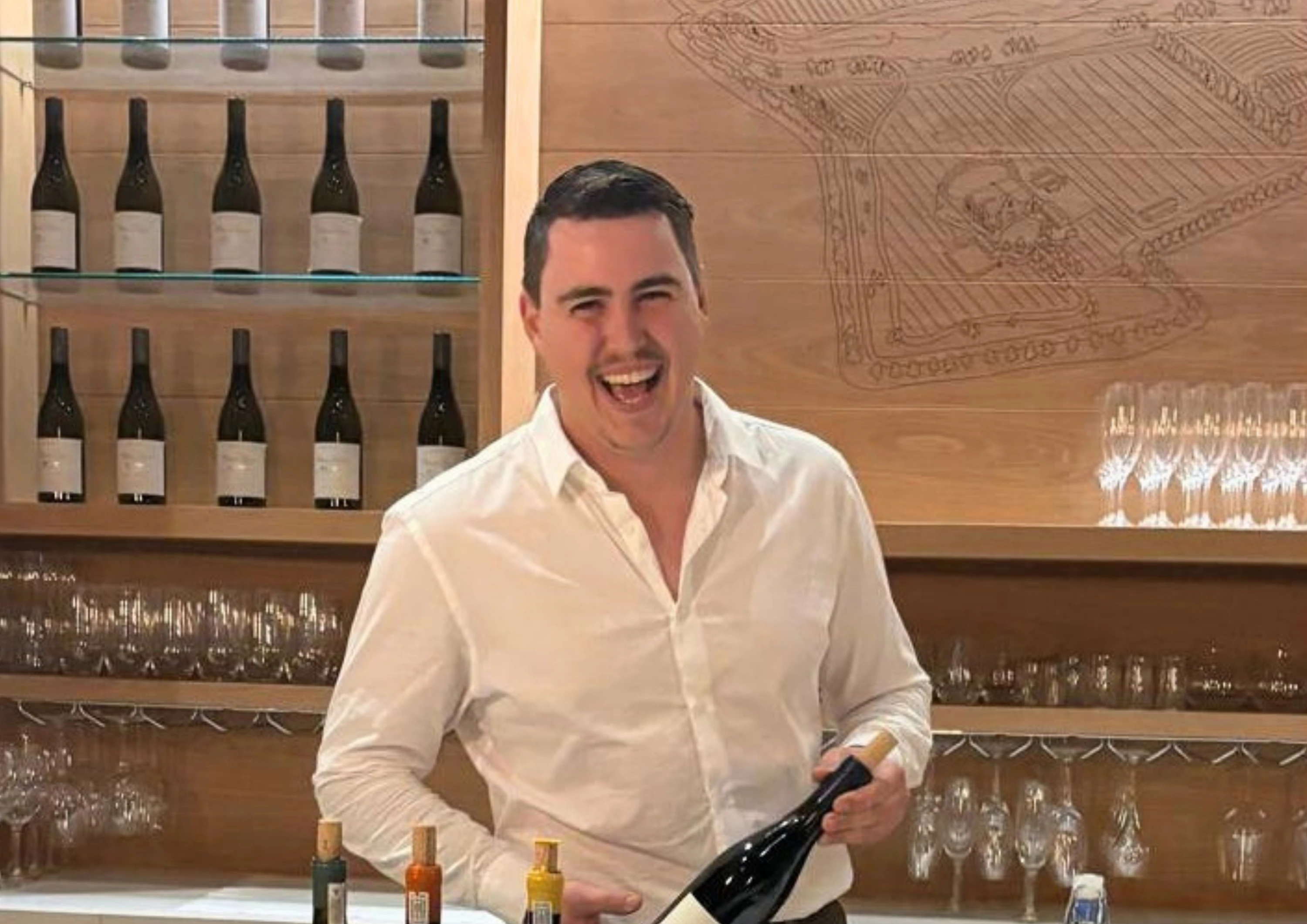 Bistro at Brookdale Estate's winemaker Xander Sadie.