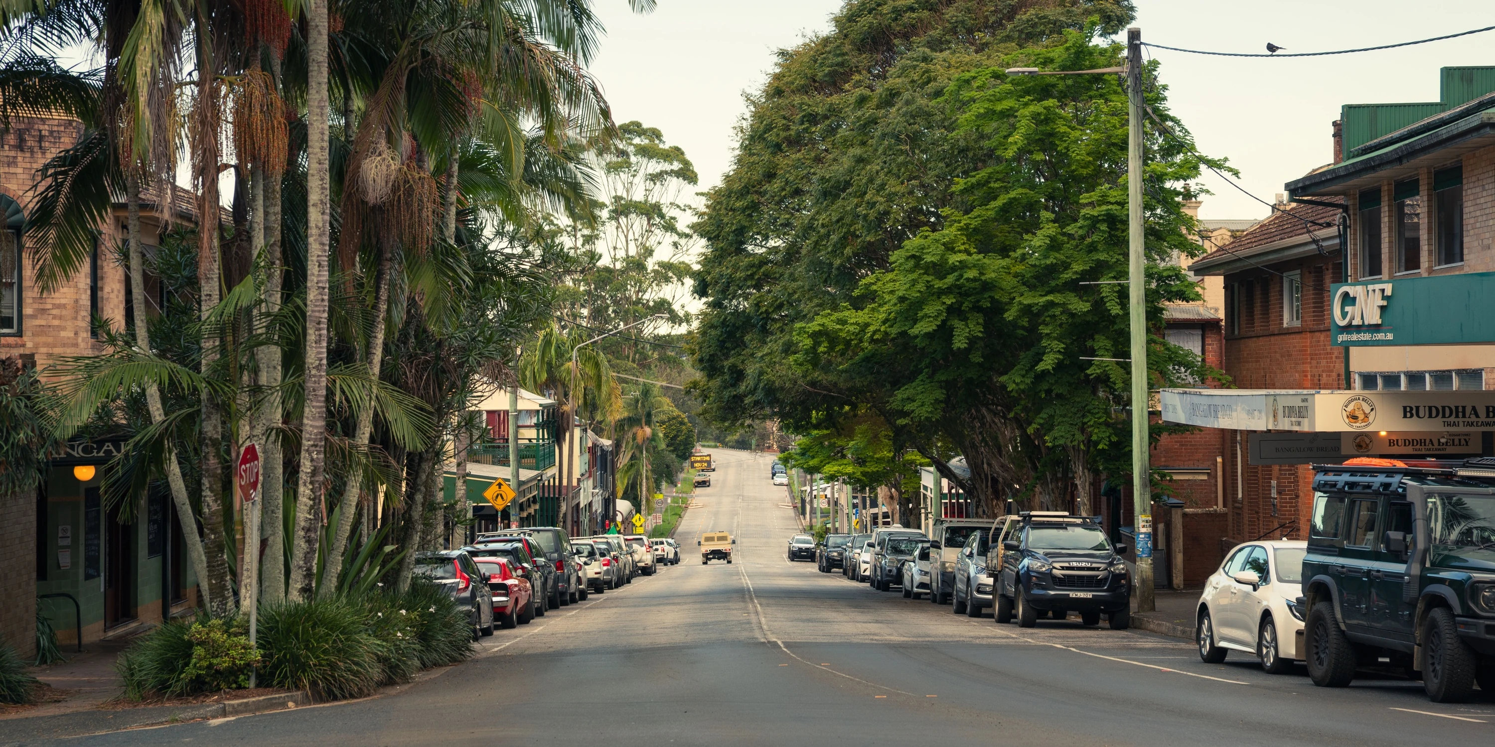 Streetscape, Bangalow