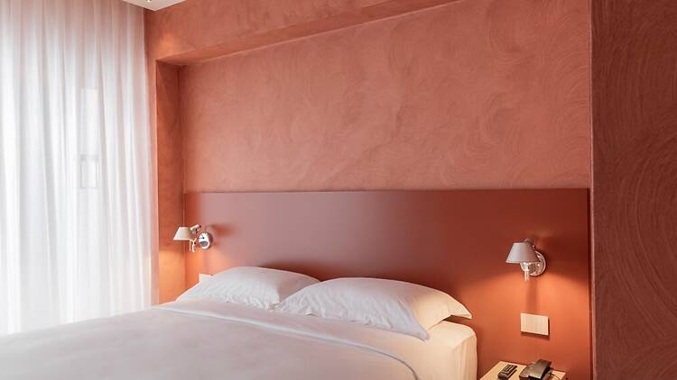 LA ROQQA Boutique Hotel bedroom in Port Ercole, Tuscany, Italy