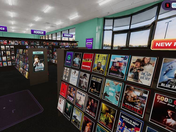 Browse streaming movies like you’re in a video store with this cool new website
