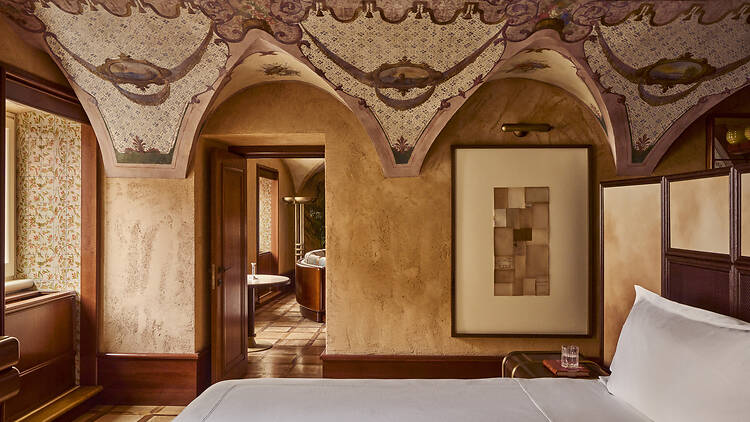 Orient Express La Minerva Hotel bedroom in Rome, Italy