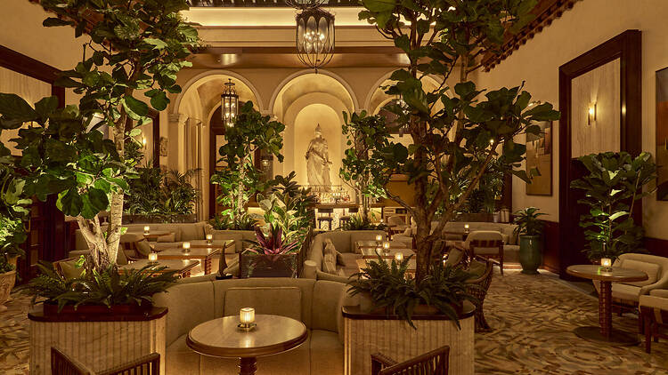 Orient Express La Minerva Hotel restaurant in Rome, Italy