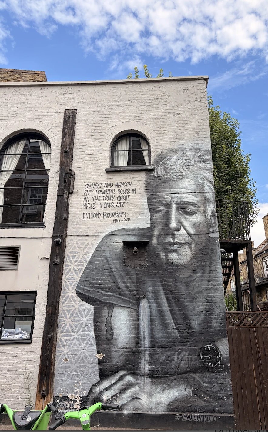 Sticky Mango, Anthony Bourdain mural 