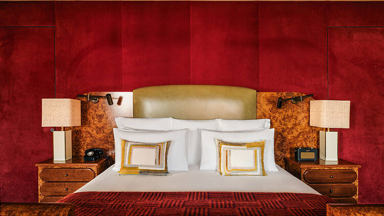 Soho House Rome hotel bedroom in Rome, Italy