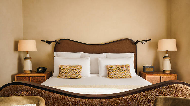 Soho House Rome hotel bedroom in Rome, Italy
