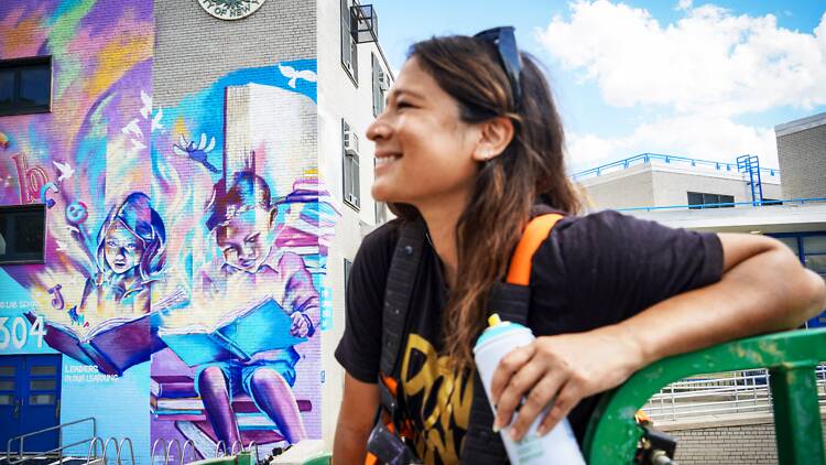Bianca Romero, Muralist Bianca Romero, Muralist