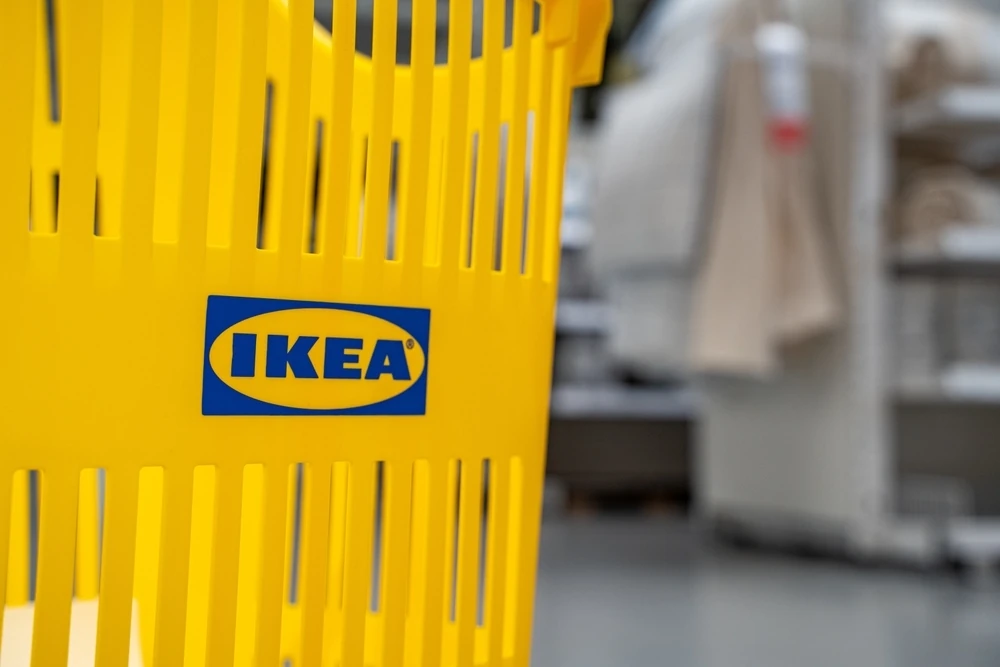 IKEA shopping basket
