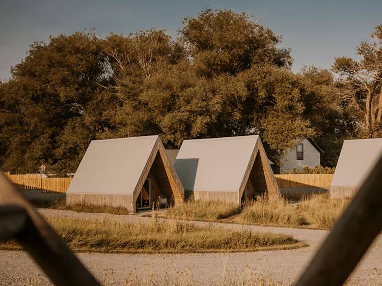 Best for socialites: The tiny A-frame in Tiny Town