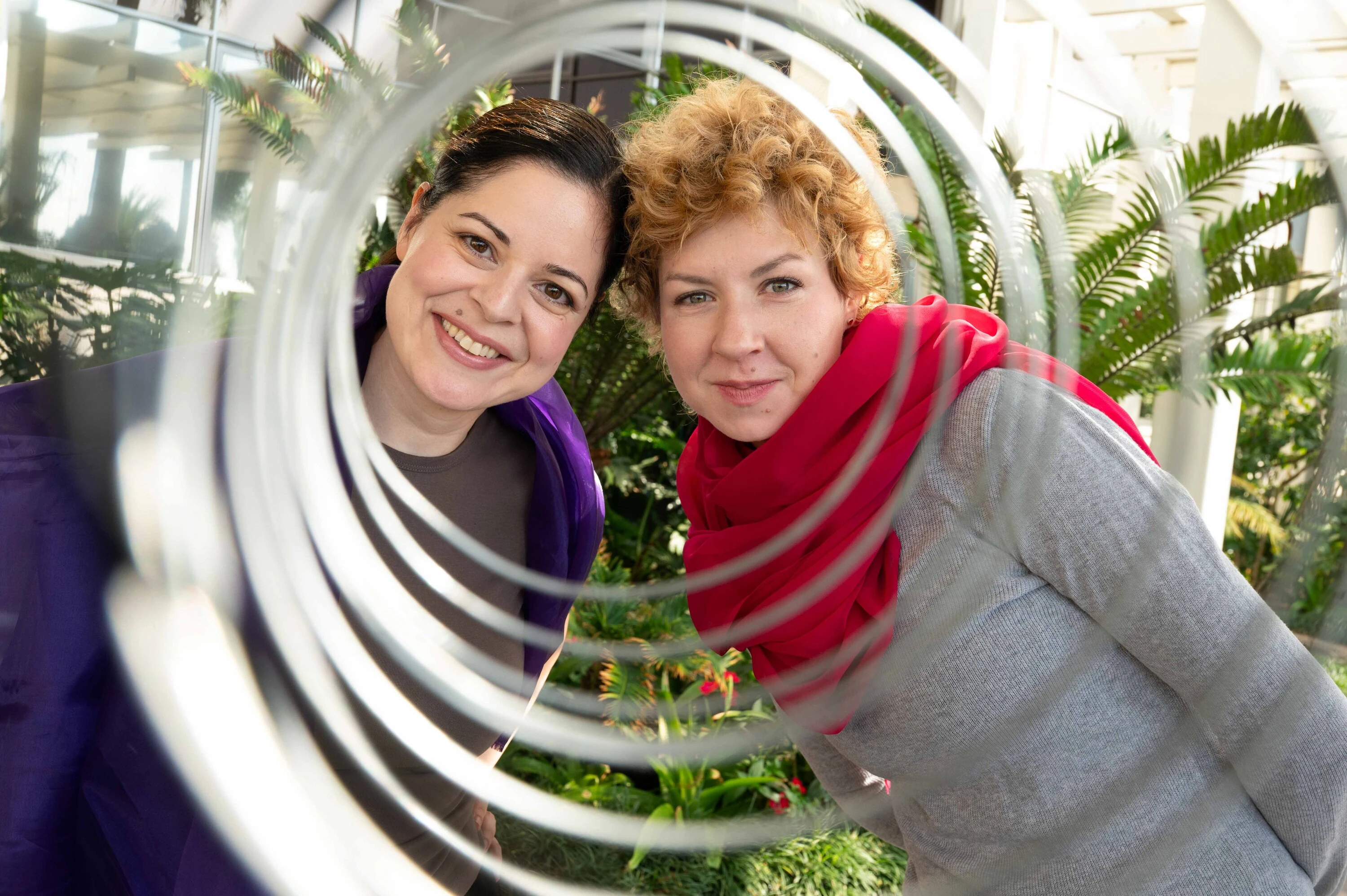 Polish conductor Barbara Dragan and Russian pianist Zlata Chochieva. 