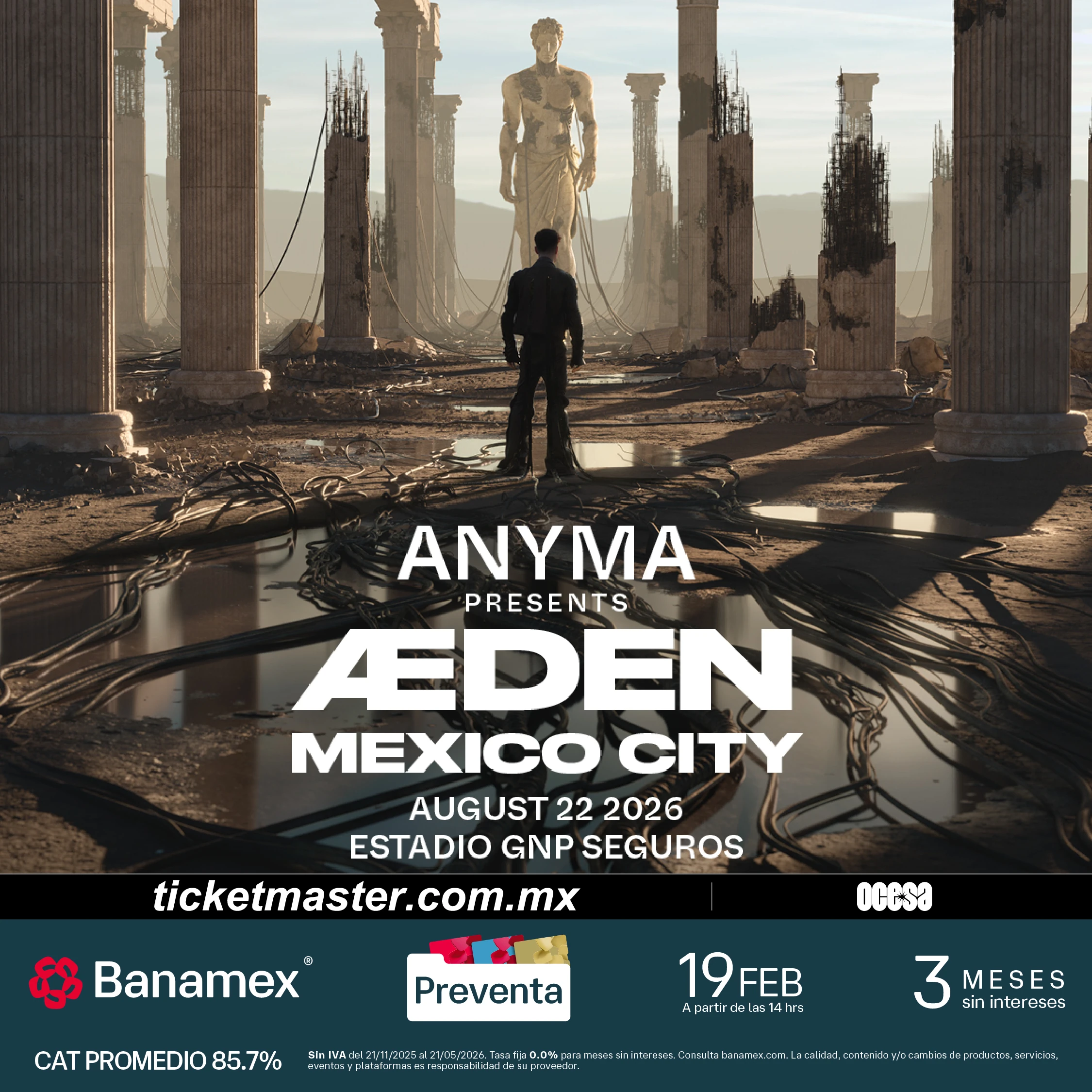 Anyma traer&aacute; su nuevo espect&aacute;culo &AElig;DEN a la CDMX este agosto