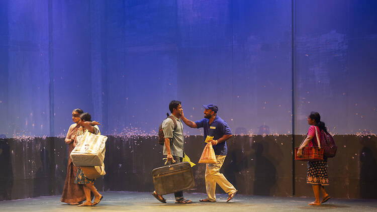 The Jungle and the Sea Anandavalli, Kalieaswari Srinivasan, Rajan Velu, Dushan Philips and Nadie Kammallaweera in 'The Jungle and the Sea'.
