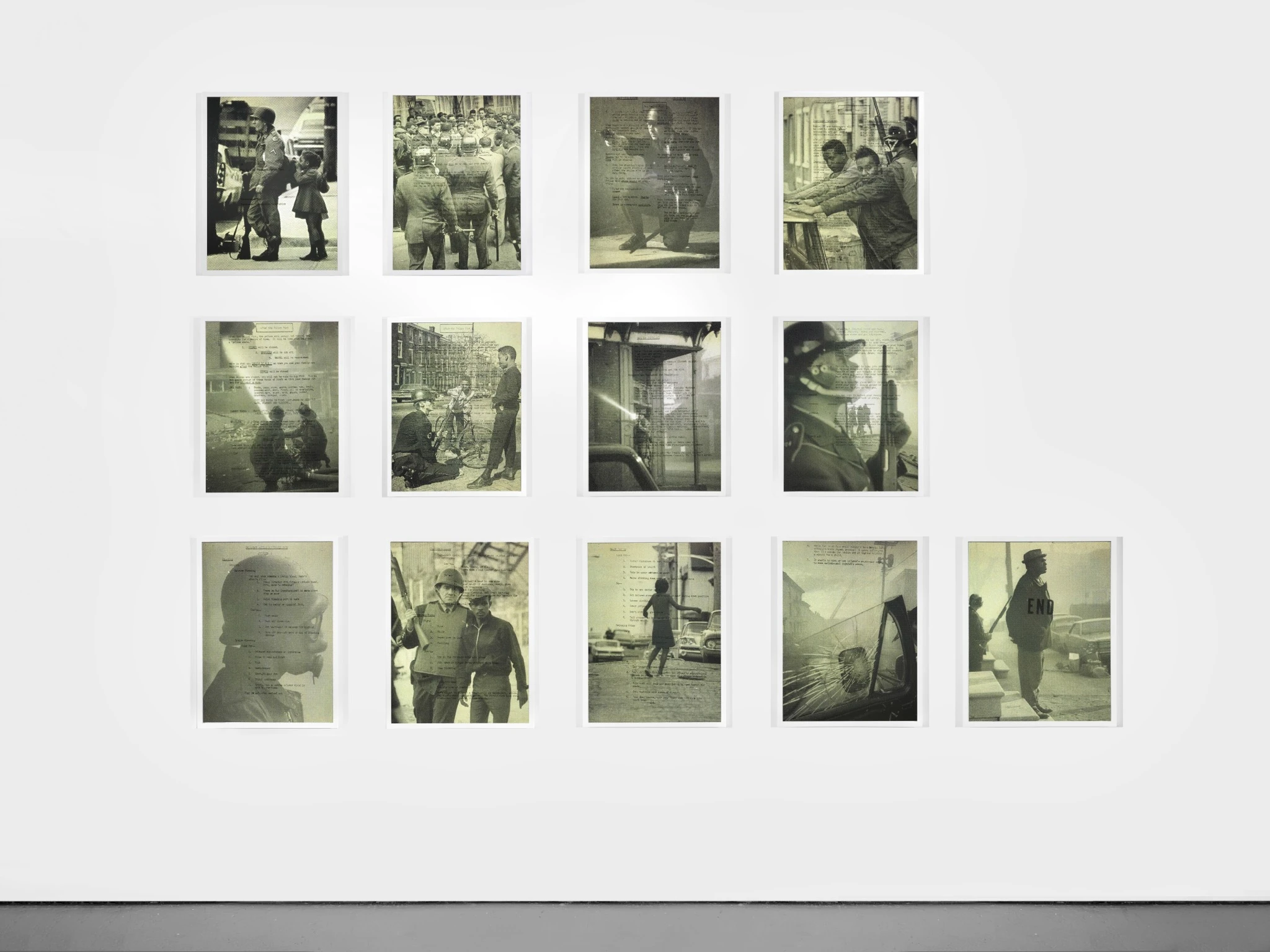Hank Willis Thomas, Black Survival Guide, or How to Live Through a Police Riot, 2018