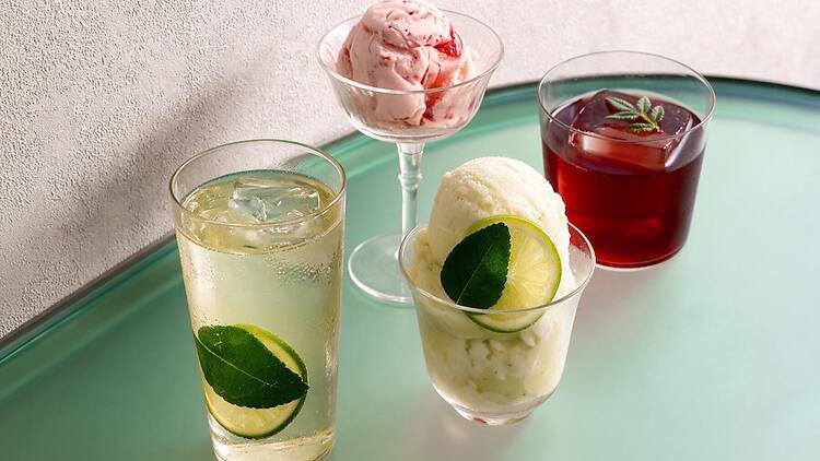 Messina x Mius cocktail gelato