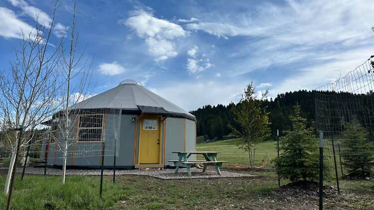 Best for city and nature roaming: The Aspen yurt near the city