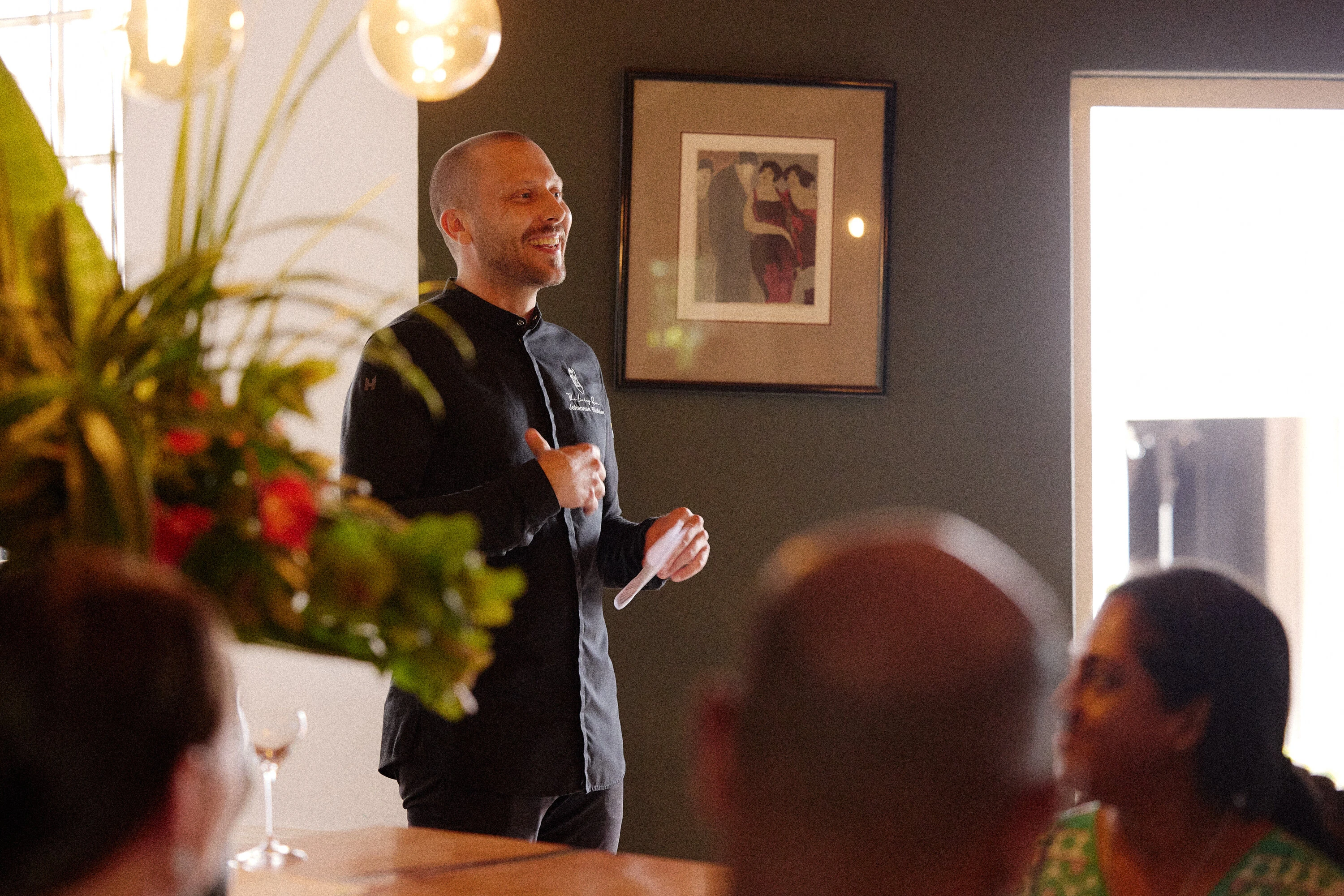 The LivingRoom head chef Johannes Richter will work with Thandi Mchunu on the menu. 