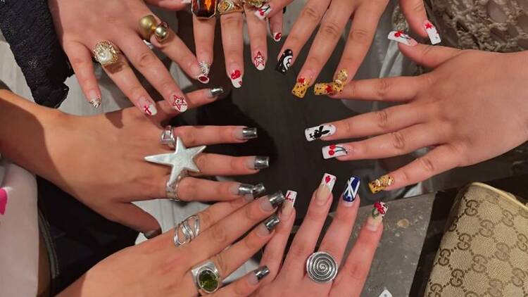 Get your late night nails done Get your late night nails done