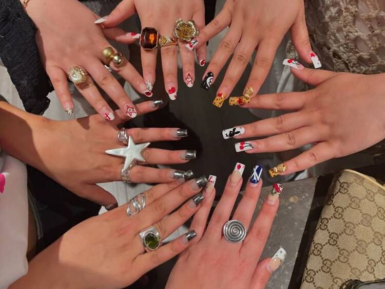 Get your late night nails done Get your late night nails done