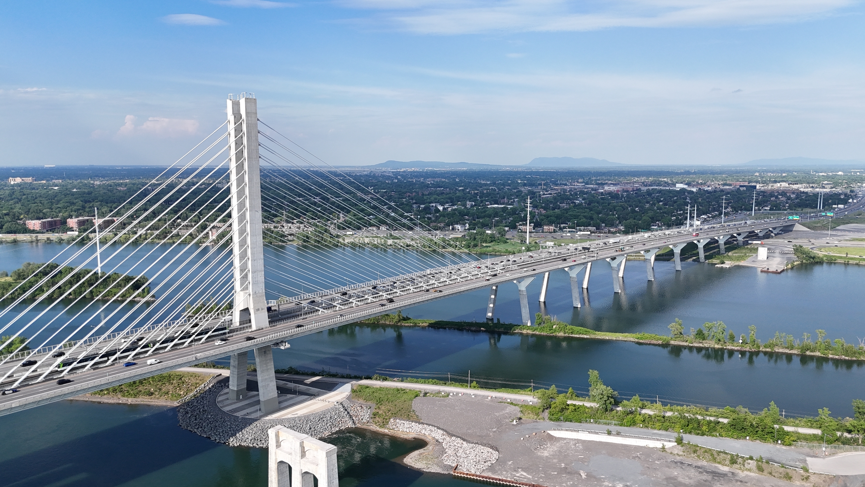 Montreal’s Samuel-De Champlain Bridge will be completely closed in one direction all weekend—plus major highway closures