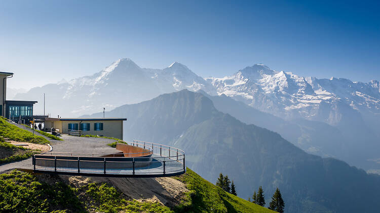 Enjoy the panoramic views from the brand-new Schynige Platte Skywalk