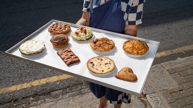 Quince Bakery's new Clementine café will serve a selection of pies Quince Bakery's new Clementine café will serve a selection of pies