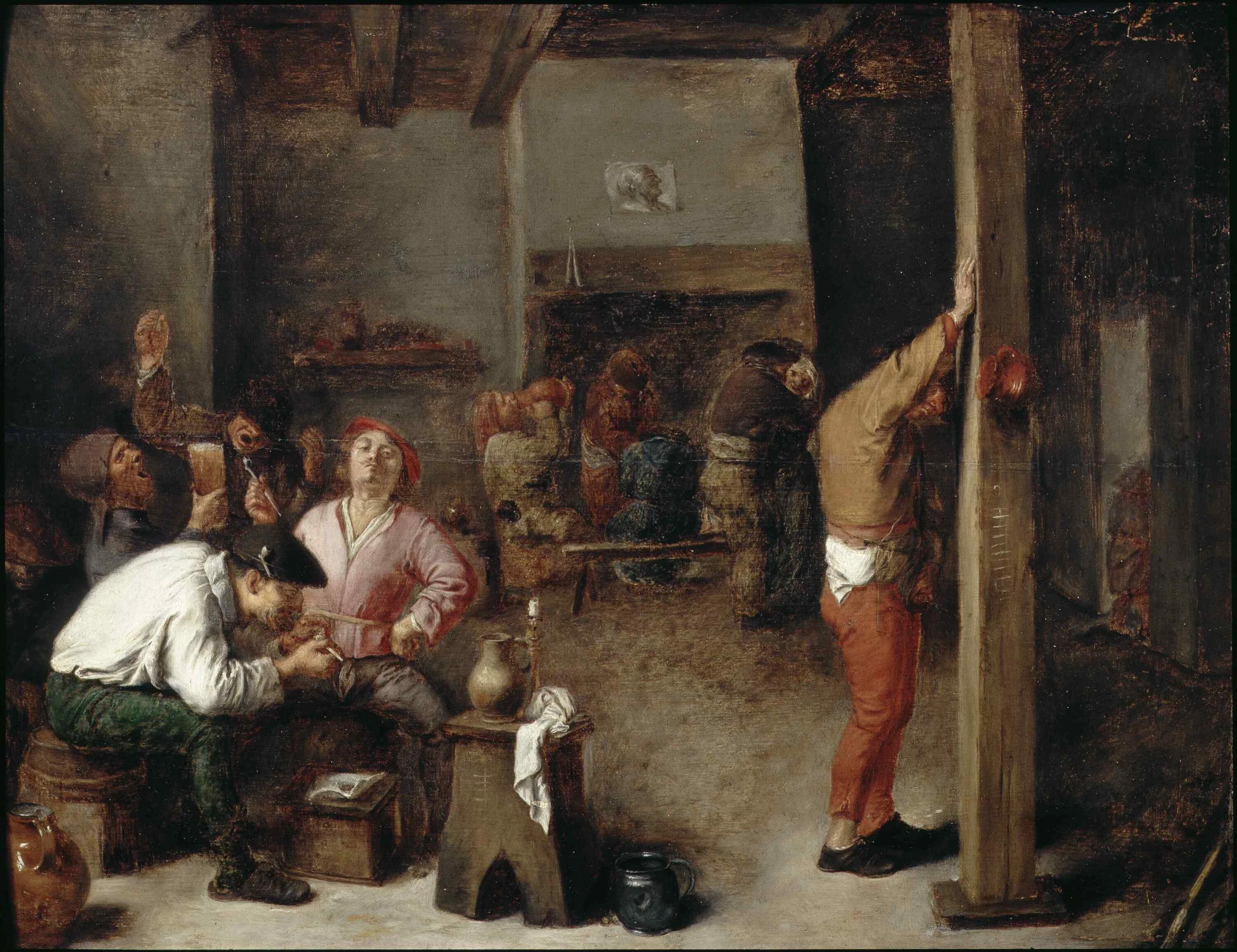 Adriaen Brouwer, &lsquo;Interior of a Tavern&rsquo;, c.1630,