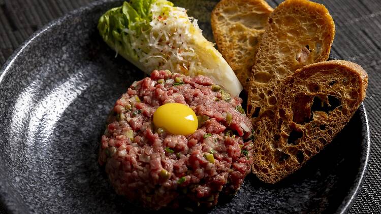 Beef tartare from Le Sixth