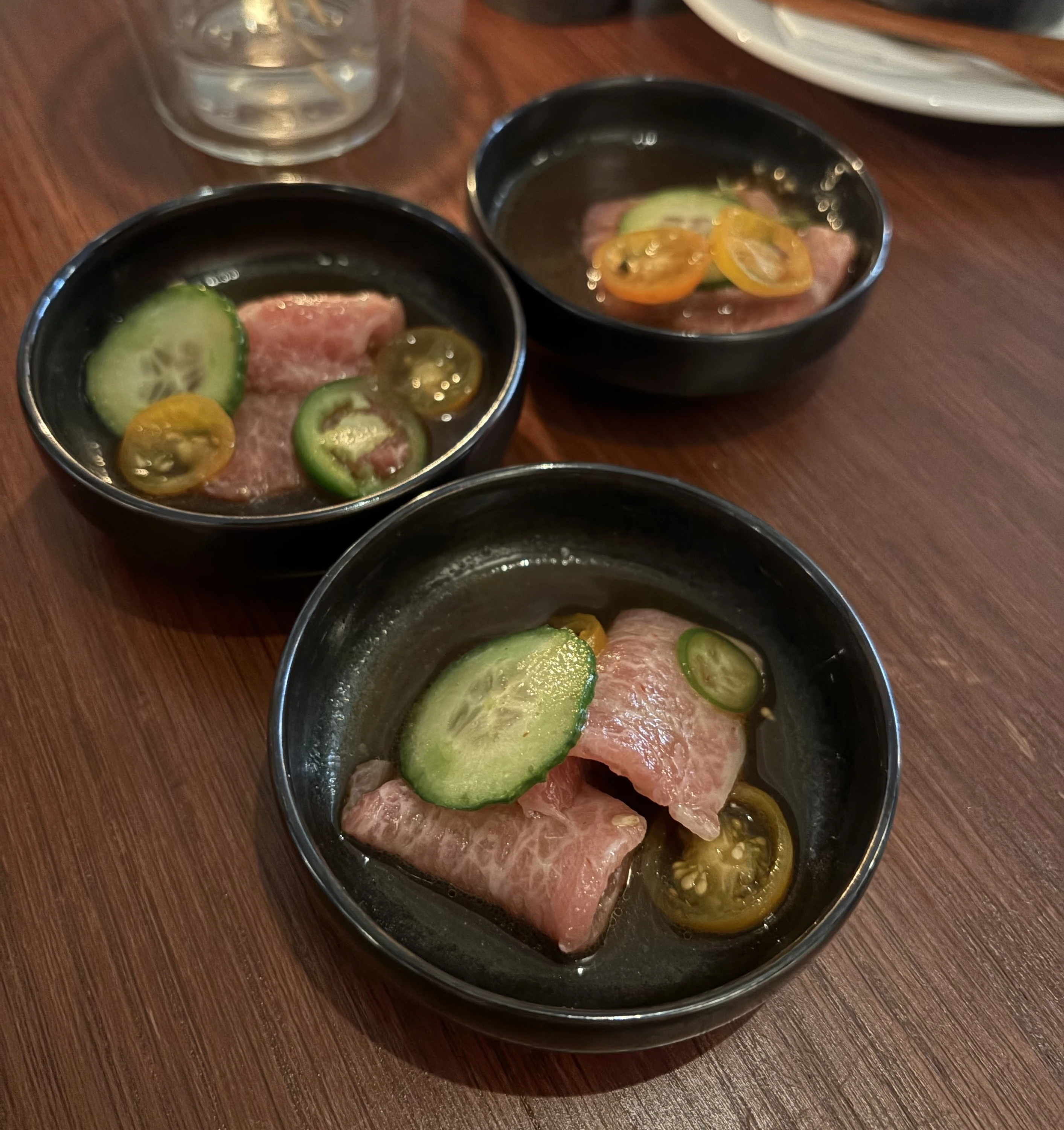 Fatty tuna from Le Sixth