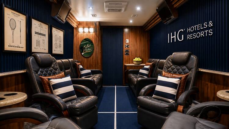 The free 'Racquet Cruiser' will shuttle you home from the US Open with Prince Street Pizza slices, facial treatments and