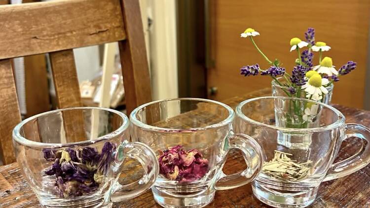 Unwind over herbal tea