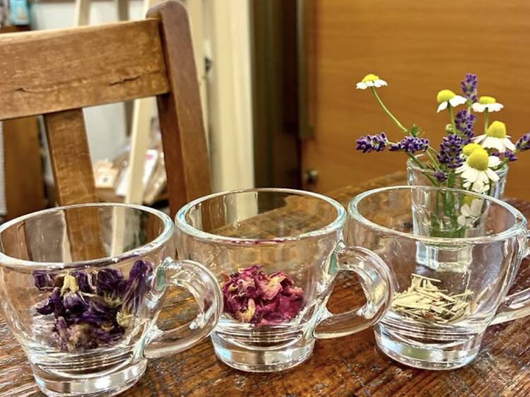 Unwind over herbal tea