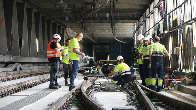 Obres al metro Obres al metro