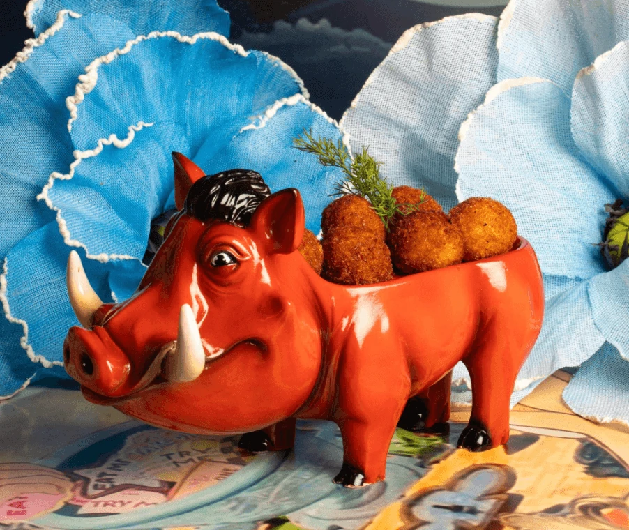 Plato de croquetas en Secretos de Lola
